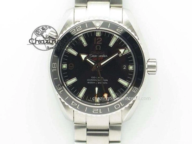 0204 Planet Ocean 43.5mm SS VSF 1:1 Best Edition Brown Bezel Sand Dial on Sand Rubber Strap A8900 Super Clone Neat 7710